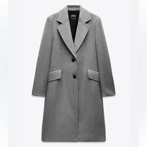 Zara Women's Gray Trench Coat